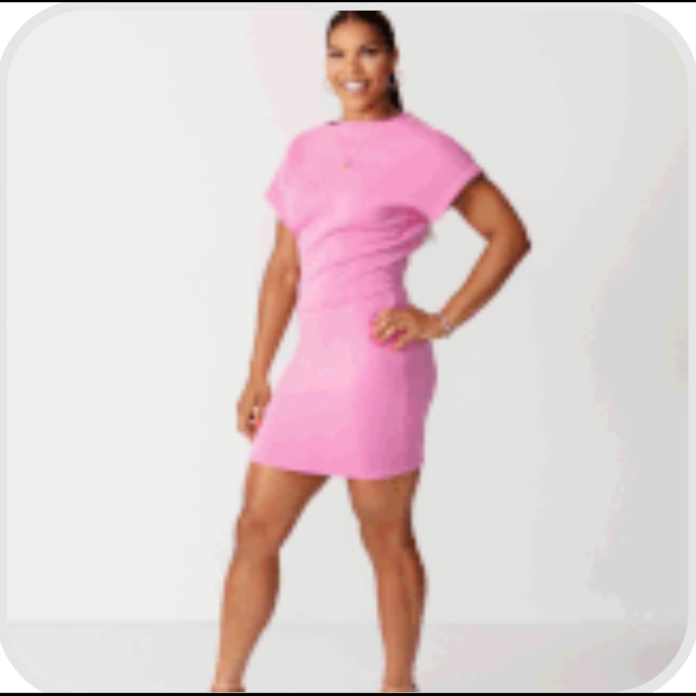 Leze the Label Collaboration with Hayet Rida - Pink top and Skirt. NWT Size 3xl.
